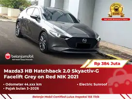 [ BERGARANSI ] Mazda3 Mazda 3 HB Hatchback 2.0 Skyactiv-G 2021/2022