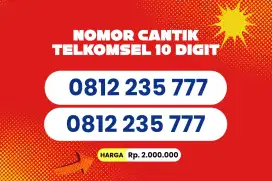 Nomor Cantik Telkomsel 10 Digit Premium