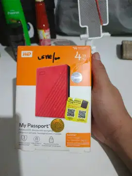 HDD hardisk eksternal WD my passport 4TB