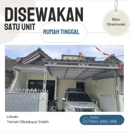 Disewakan Rumah Tinggal Baru Direnovasi