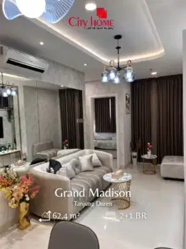 For Sale - Apartemen 2+1 BR Furnished Bagus Di Tanjung Duren