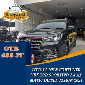 TOYOTA FORTUNER VRZ TRD SPORTIVO 2.4 AT MATIC 2400 DIESEL TAHUN 2021