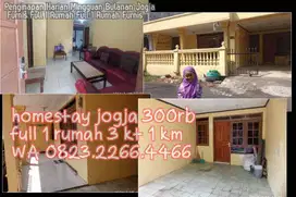 Penginapan Harian Mingguan Bulanan Jogja Furnis Full 1 Rumah