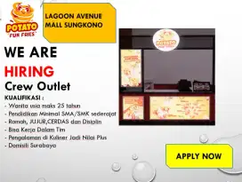 Lowongan pekerjaan jaga stand potato fun fries