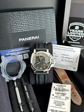 Panerai PAM 1537 GMT Power Reserve Hobnail Dial
