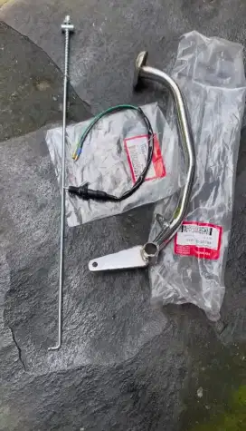 Aksesoris WIN lampu LED, Accu 12V, Pedal rem