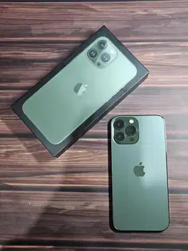 iPhone 13 Pro Max 256GB Green resmi iBox BH 91 Fullset Original Mulus