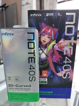 Infinix note 40s ram 8 256GB