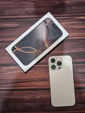 iPhone 16 Pro Desert 128GB Garansi Resmi iBox ON Juli 2026 Mulus Pol
