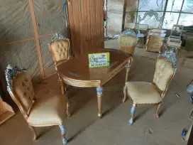 Meja makan ganesha full kayu jati