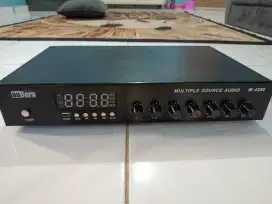 Jual power amplifier au Bern multiple source audio M-4280