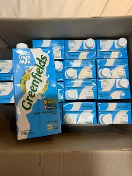 Susu Greenfield UHT full creams masih segel baru