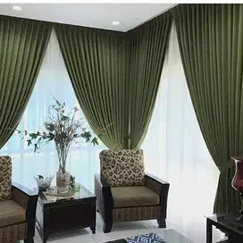 Pasang Gorden Blackout Pasang Skat Klinik Hordeng Pintu Gordyn Vitrase