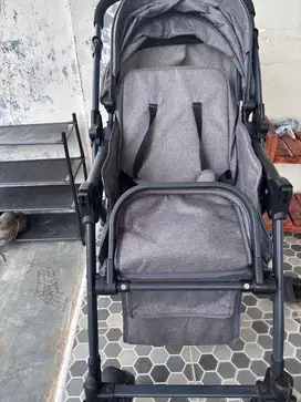 Baby does stroller