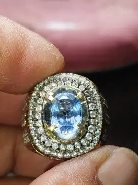 cincin natural blue topaz plus memo