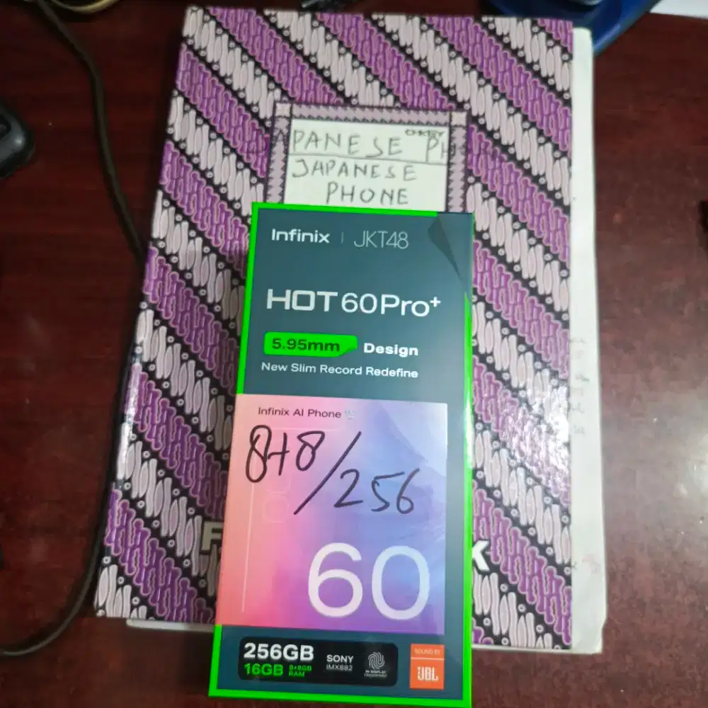 Infinix hot 60 pro+ 8/256 new resmi