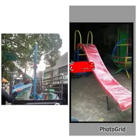 Perosota, ayunan, jungkat jungkit, playground, mainan outdoor TK