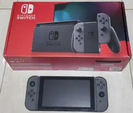 Nintendo Switch V2 Grey OFW Mulus 99%
