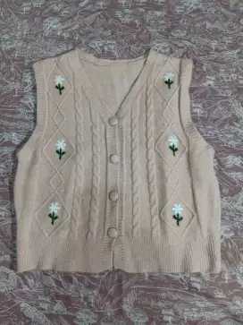 Vest Rajut Pink