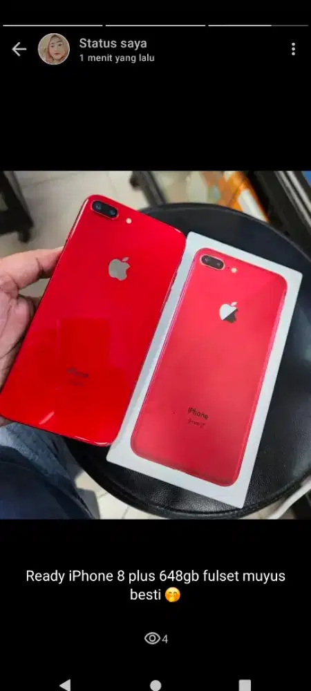 iPhone 8 plus 684gb fullset mulus