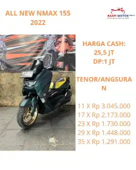 NEW NMAX 155 2022 MOKAS BERKUALITAS SUPER & BERGARANSI CASH/KREDIT