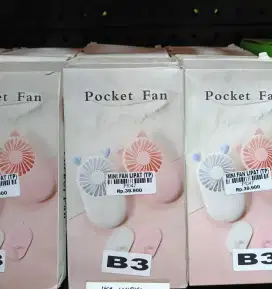 MINI FAN LIPAT (POCKET FAN)