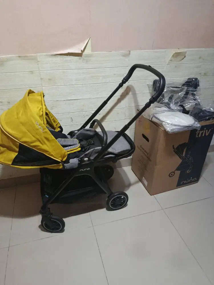 STROLLER NUNA TRIV LIKE NEW MULUSS BGT 98% fullset cabin size