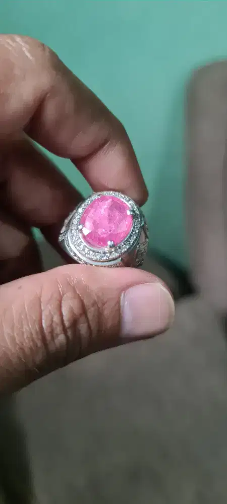 Natural Ruby pinkishred