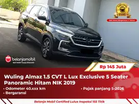 [ PAJAK PANJANG ] Wuling Almaz 1.5 L Lux Exclusive Panoramic 2019/2020