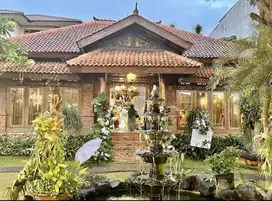 Rumah Villa Desain Jawa Bali Klasik Di Ampera Kemang Jakarta Selatan
