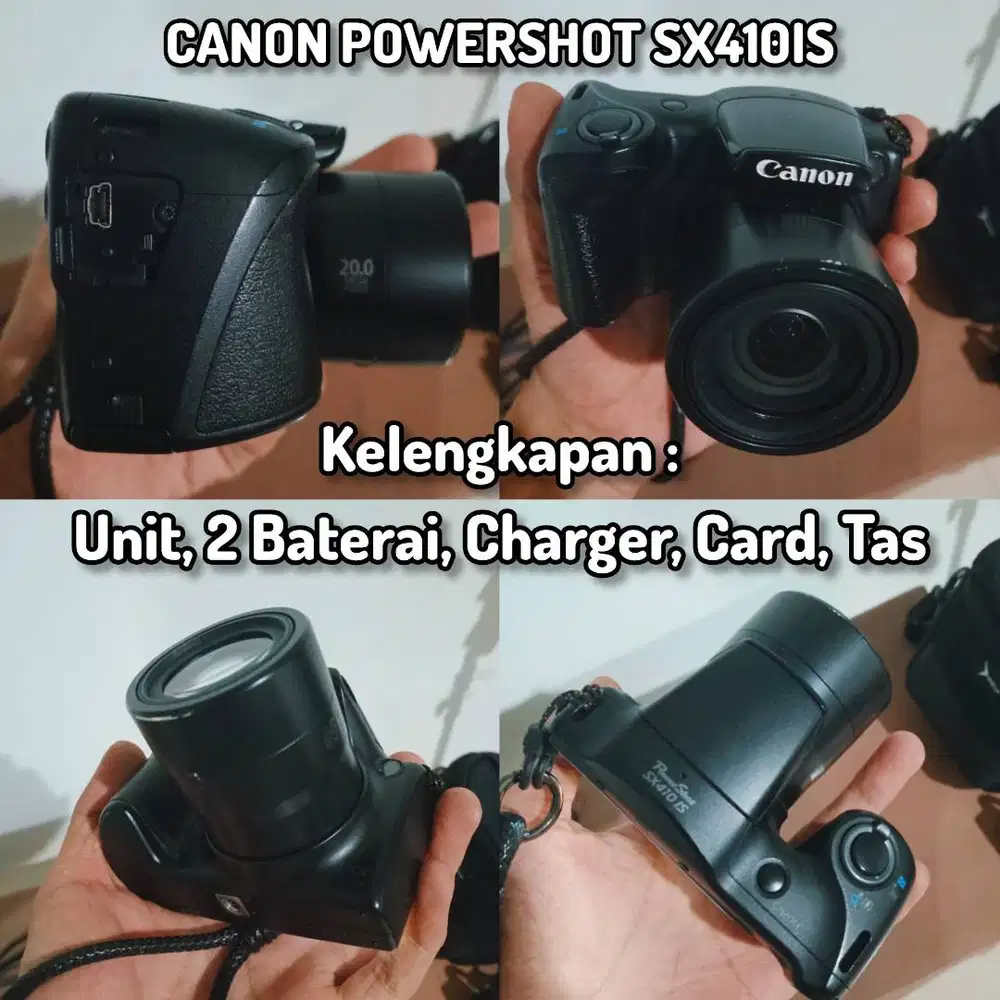 CANON POWERSHOT SX410IS SECOND KONDISI 70%