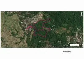 Jual tanah 3,3 hektar
