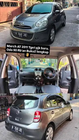 Nissan March AT 2011 Tgn1. likenew.  Dp 10jt bisa.