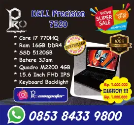 DELL Precision 7520 Workstation Gaming Render Prokomputer