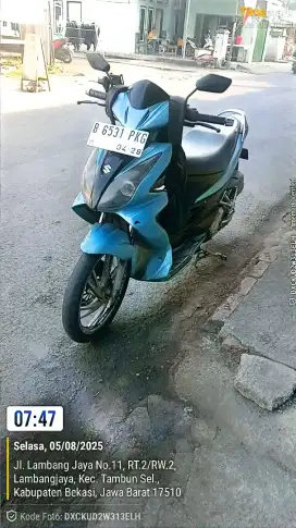 Assalammualaikum jual motor suzeki skywave THN 2008 surat2 lengkap