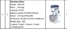 Di jual mixer Tipe M-201