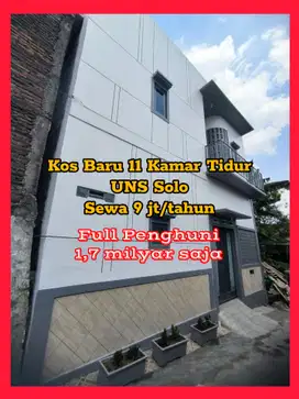 JUAL KOST POTENSIAL UNS JEBRES SOLO 11KT/KM DALEM