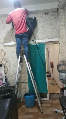 PASANG AC, CUCI AC, SERVICE AC, TUKANG LISTRIK, MESIN CUCI DLL