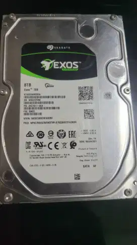 Hardisk 8TB EXOS SEAGATE , ENTERPRISE HDD SATA 3.5