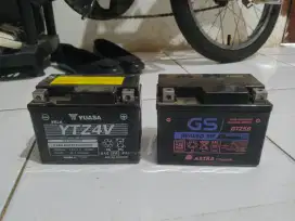 Aki motor yuasa dan gs apa adanya