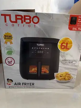 Air Fryer 6L masih baru dan bergaransi