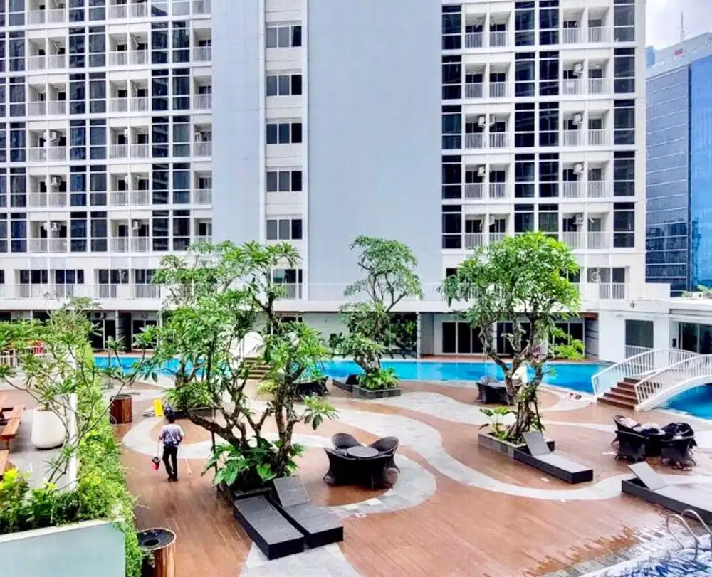 Pool View | Low Floor | Apartment Pacific Garden Alam Sutera