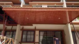Kanopi baja ringan plus plafon pvc