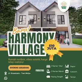 Harmony Village – Rumah Estetik Harga Realistis! Diskon 100 Juta