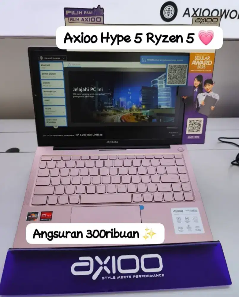 PROMO CICILAN HOME CREDIT LAPTOP AXIOO HYPE 5 RYZEN 5 SYARAT E-KTP