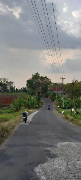 Jual tanah zona merah lokasi Utara alas Ketu Wonogiri lt 10H h 350rb/m
