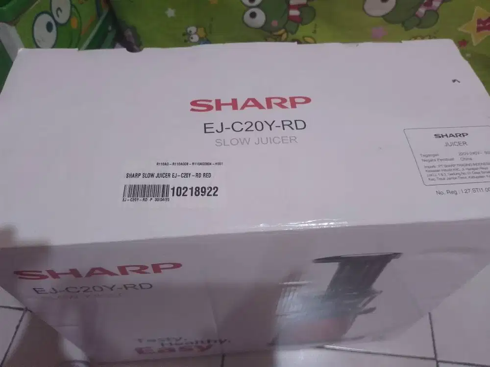 Slow Juicer Sharp EJ-C20Y-RD masih baru