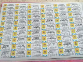 Stiker segel prcah telur