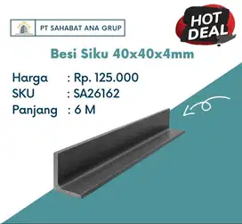 Besi Siku 40x40x4 mm