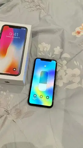 Dijual Iphone X Grey 256GB Lengkap Terdaftar Mulus